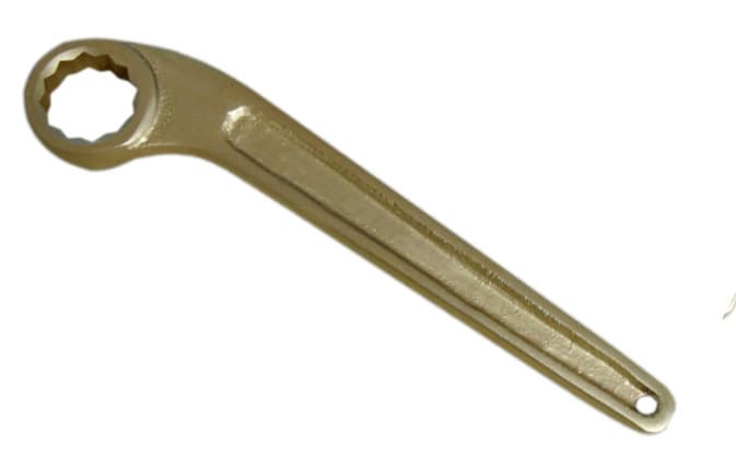 Non sparking single Bent Box Offset Wrench